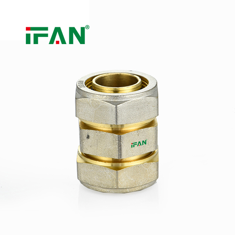 IFAN Wholesale High Quality Durable Brass Lead Free Compression Plumbing Plastic Connector Brass PEX Pipe Fitting - Gallery Image 7