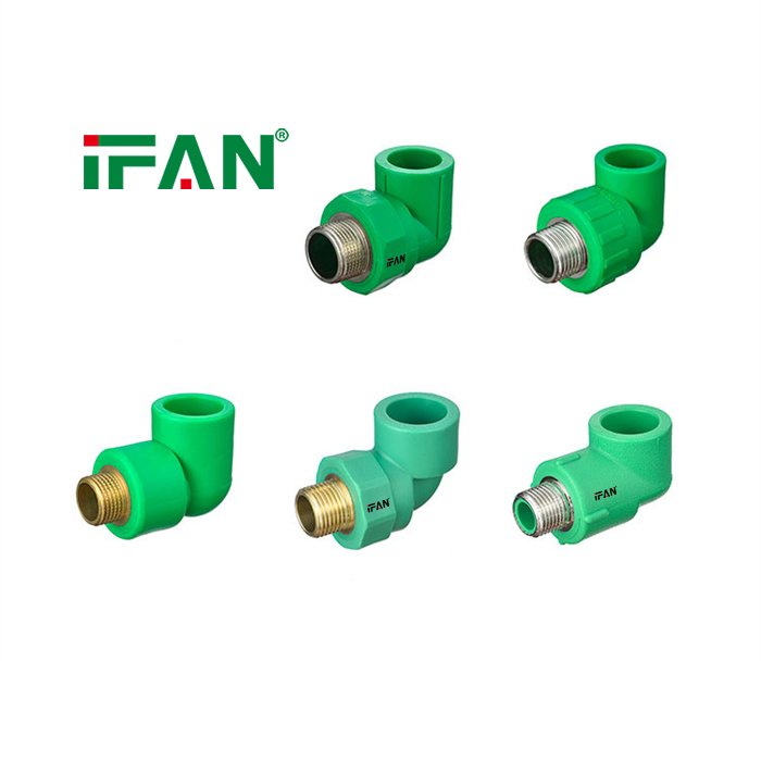 IFAN Hot Sale PPR Pipe Fitting Male Elbow Pipe Fittings PPR Water Pipe Fittings