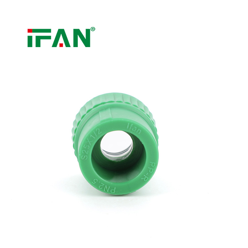 IFAN High-Quality Green PPR Fittings Factory Price ISO 15874 Stainless Steel Threaded PPR Pipe Fitting - Gallery Image 3