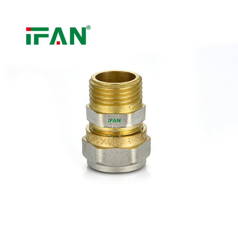 IFAN Full Sizes Brass Elbow PEX Pipe Water Tube Forged Hose Compression Fittings Manufacturing High Quality PEX Pipe Fittings - Gallery Image 5