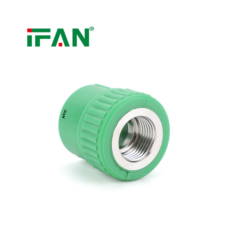 IFAN High-Quality Green PPR Fittings Factory Price ISO 15874 Stainless Steel Threaded PPR Pipe Fitting - Gallery Image 2