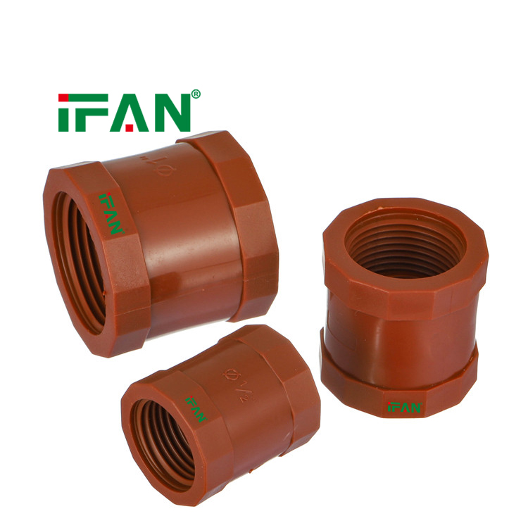IFAN PPH Plumbing Fittings Professional Supply Resistant PPH Fittings Threaded 1/2'' -1'' PPH Pipe Fittings