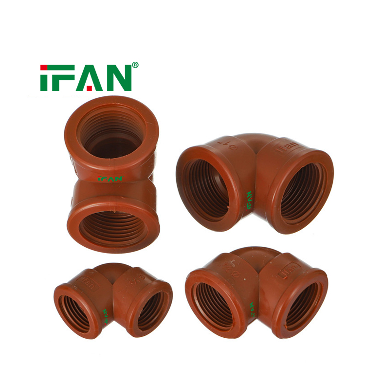 IFAN PPH Plumbing Fittings Hot Sale Corrosion Resistant PPH Fittings Threaded 1/2'' -1'' PPH Pipe Fittings