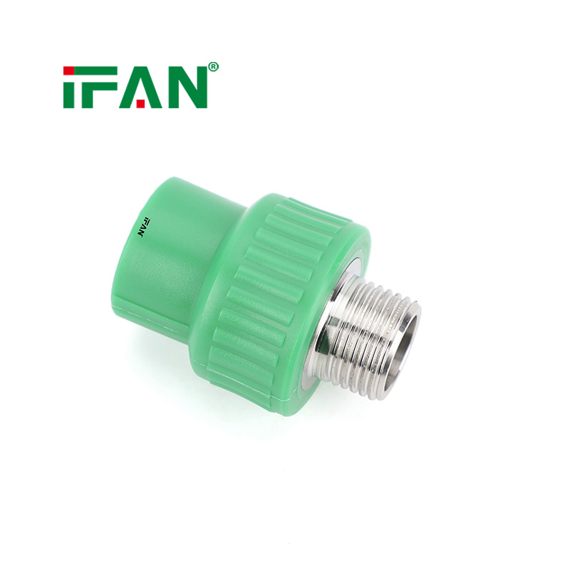 IFAN Factory Customized PPR Stainless Steel Adapter Male Threaded Coupling Fitting to Connect PPR Pipes - Gallery Image 5