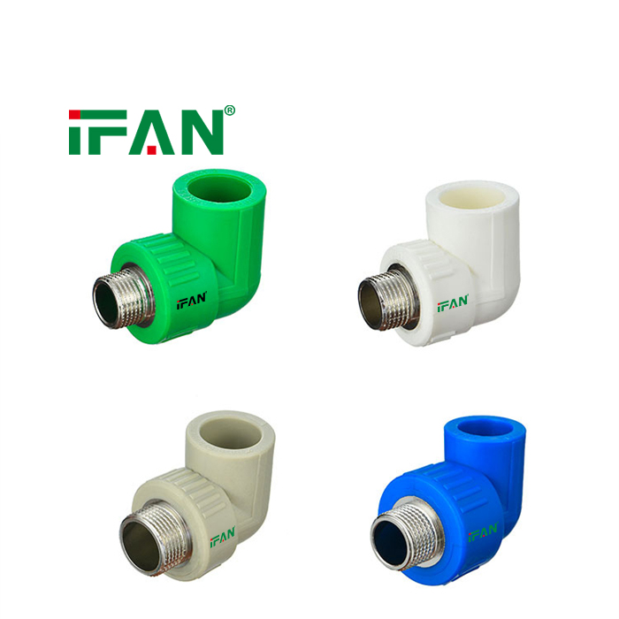 IFAN Factory Original PPR Pipe Fitting Male Elbow Pipe Fittings PPR Water Pipe Fittings