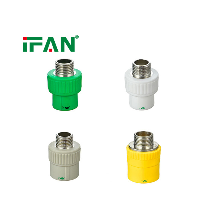 IFAN Reliable Supplier PPR Pipe Fitting Male Scoket Pipe Fittings PPR Water Pipe Fittings