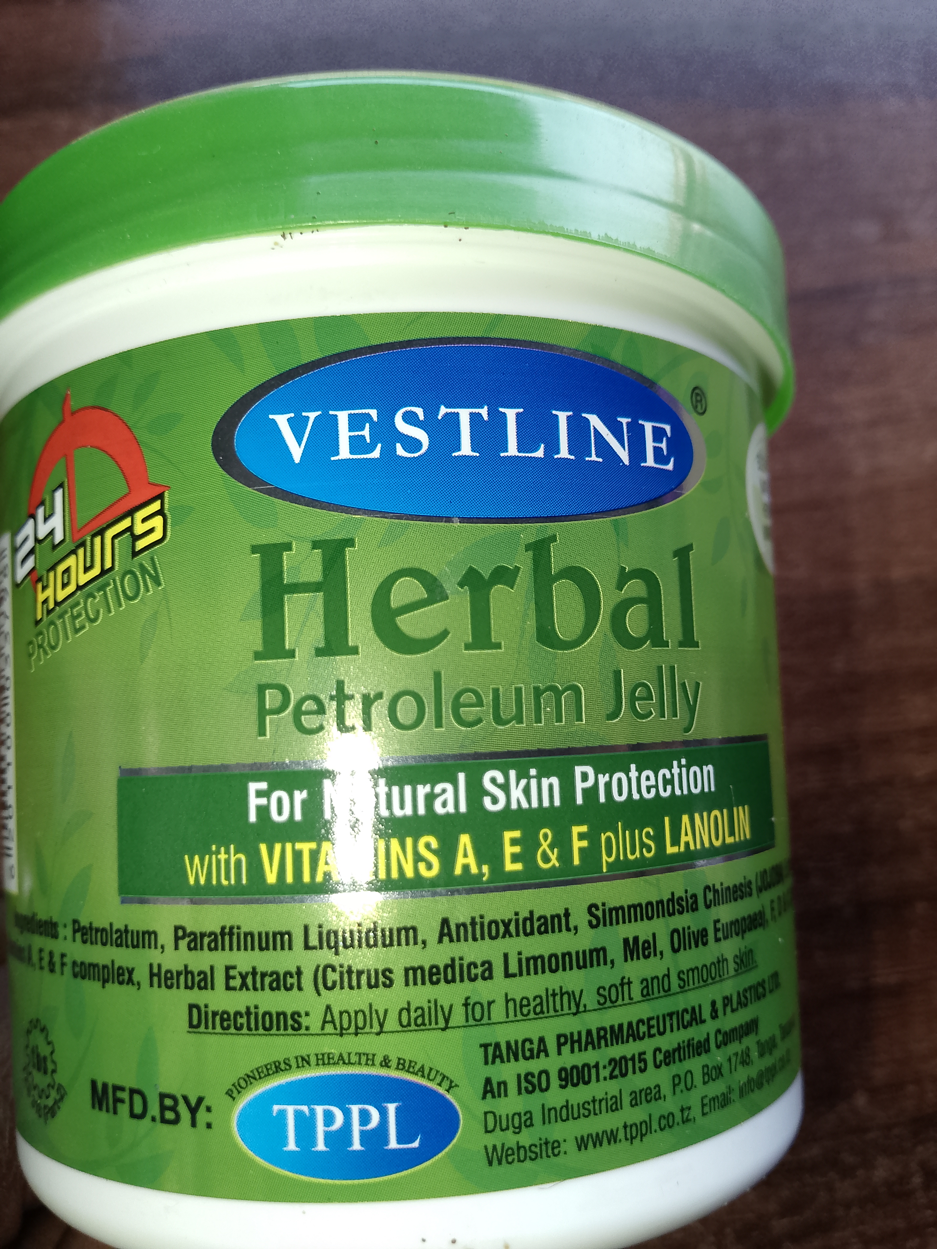 Vestline herbal petroleum jelly